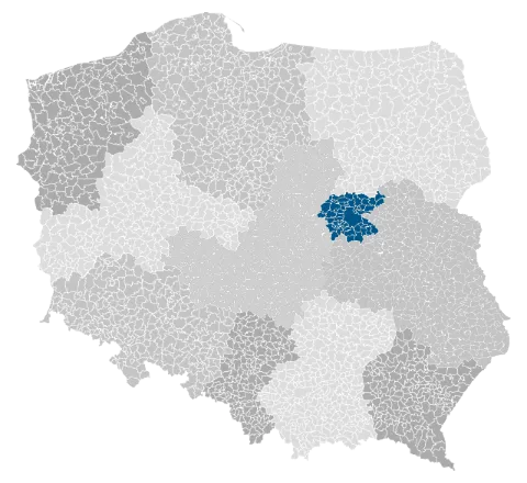 Komornik Legionowo - Właściwość terytorialna